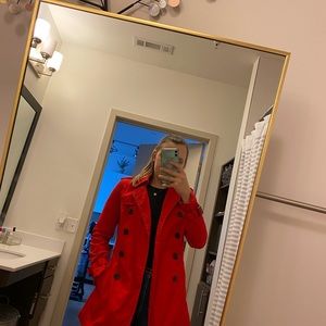 Red banana republic trench